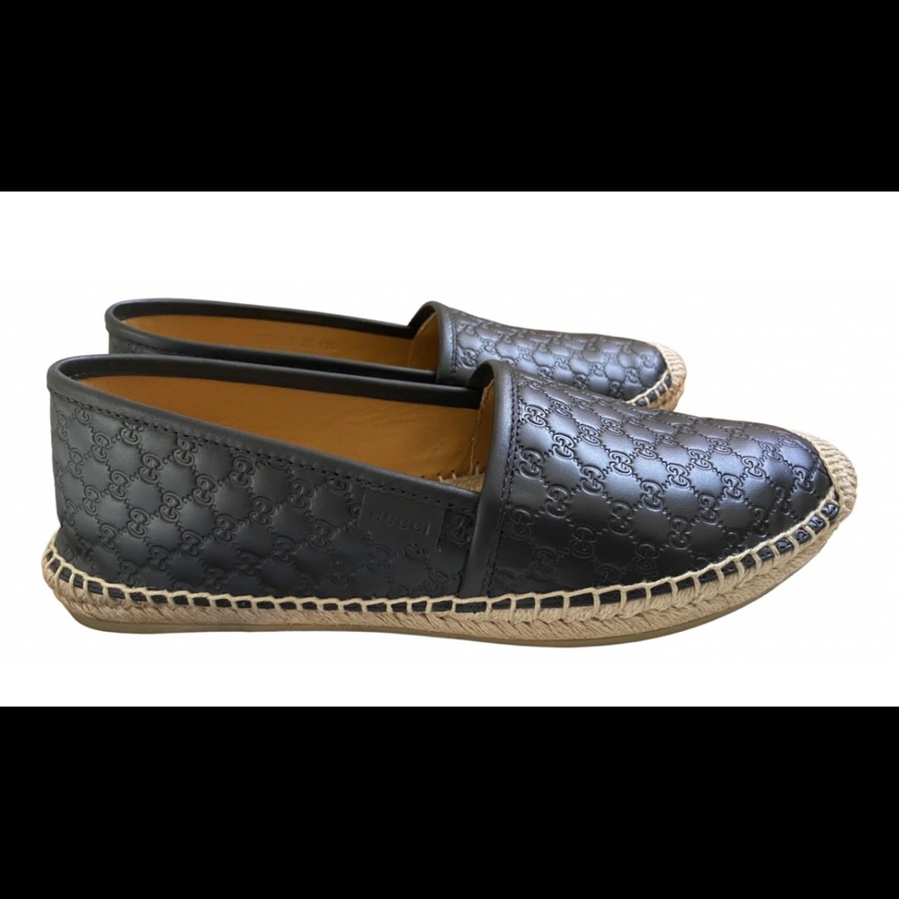 Gucci Leather Espadrilles Size 41 comfortable fit and durable